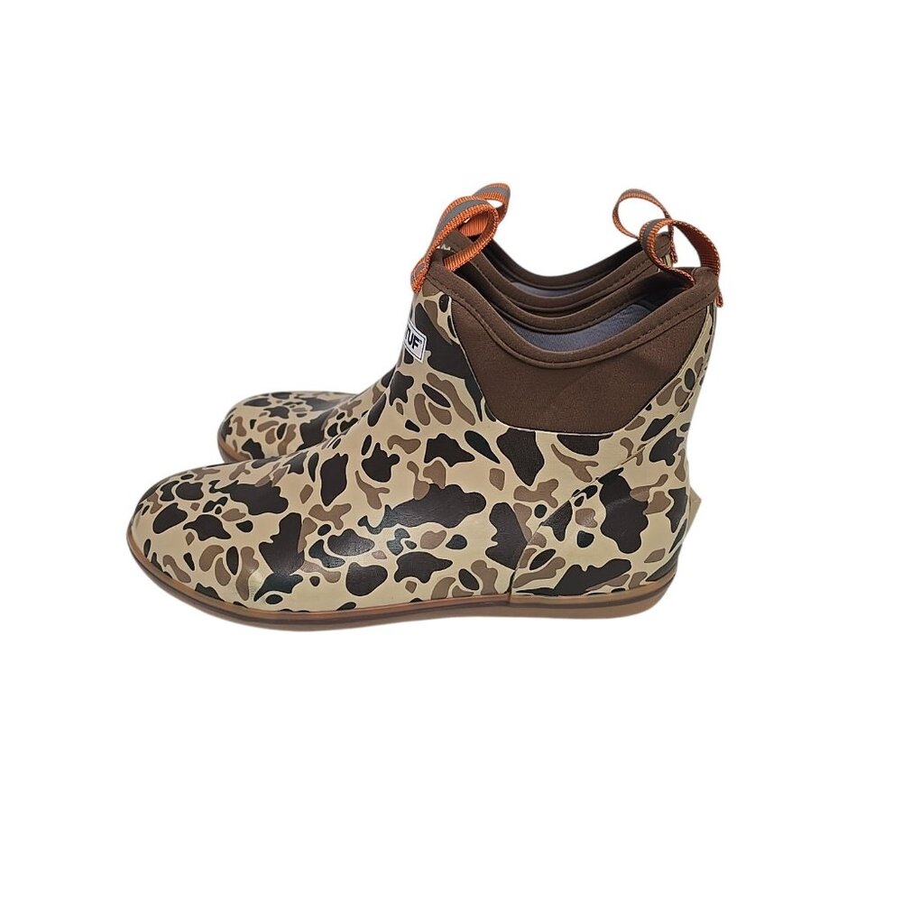 Xtratuf Men's 6" Duck Ankle Deck Boots XMABDCAM Camo Size 13M - Picture 4 of 7
